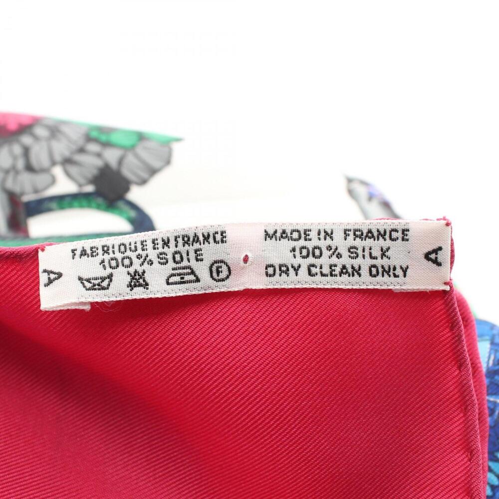 HERMES Authentic Pink Silk Scarf - Picture 3 of 7